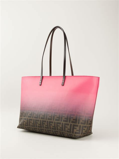 fendi zucca pink|fendi zucca shopper.